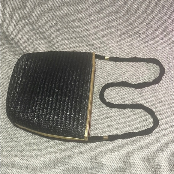 Worthington Black and Gold Geometric Shoulder Bag - Picture 6 of 14